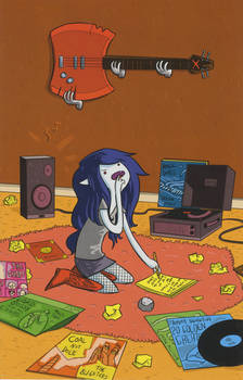 marceline componiendo