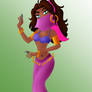 COM Esmeralda as a harem dancer