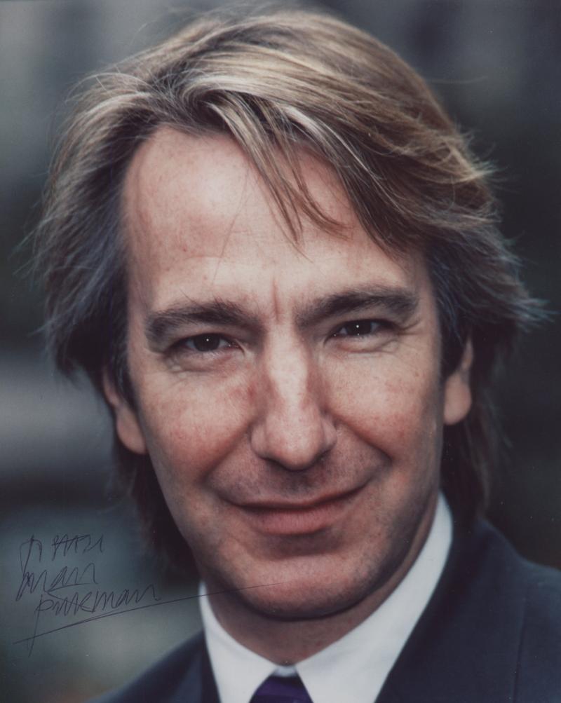 Signed photo by Alan Rickman 5