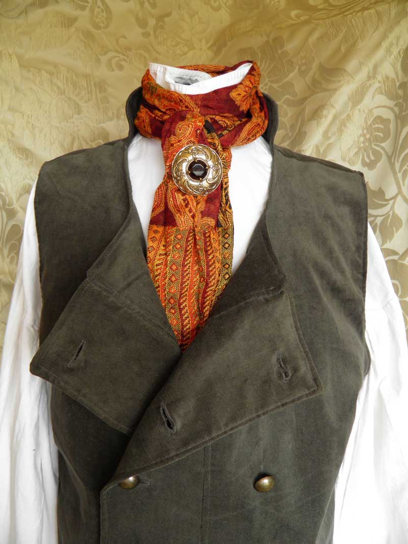 Cravat Neck Tie Sewing Pattern Pdf Download Steampunk 