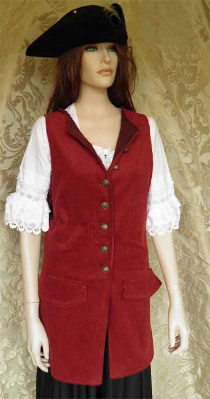 Elizabeth Swann inspired waistcoat PCW6-1