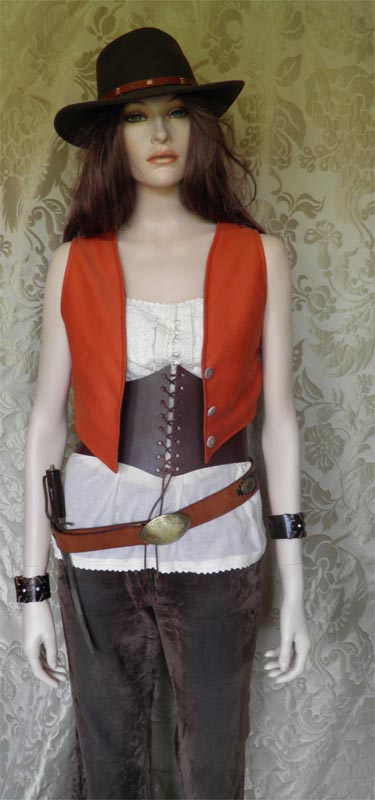 Bandidas inspired waistcoat PCW7-3