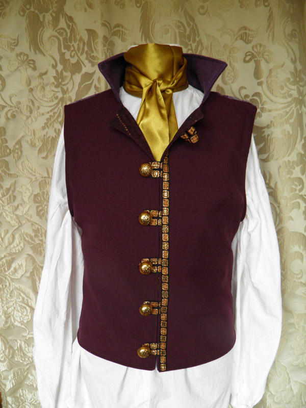 Steampunk-Victorian-Mad Hatter waistcoat PCW13-9