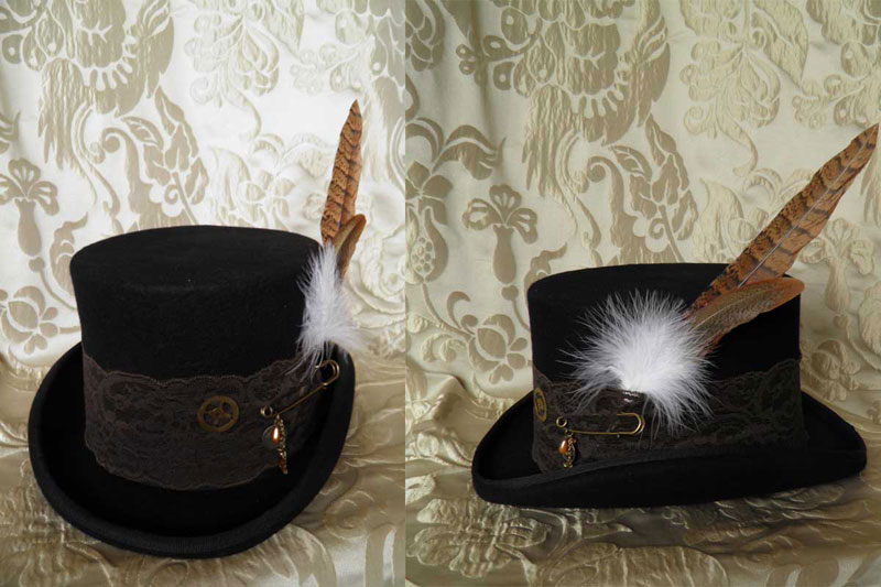 Steampunk-Victorian hat PCSH15