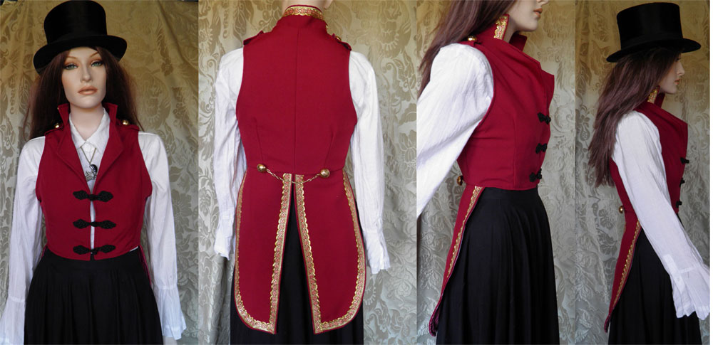 Victorian-Steampunk inspired tailcoat PCT2-3