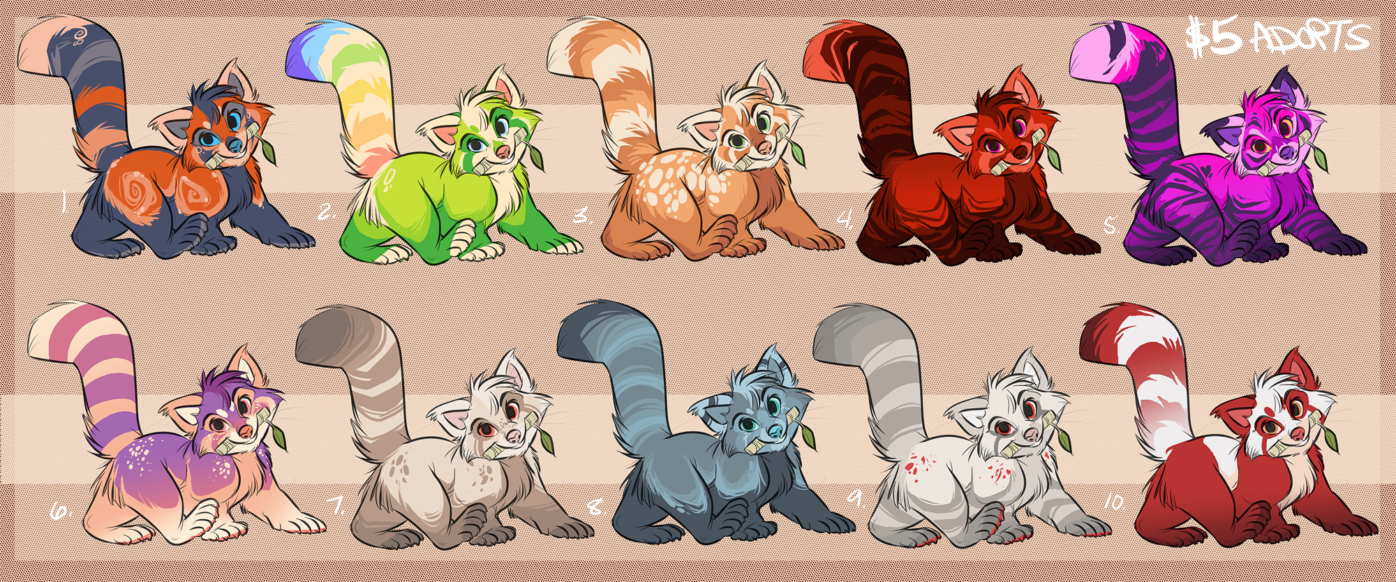 Red Panda Adoptables