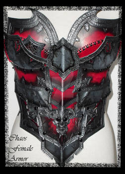 Chaos female armor torso front view