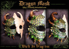 Dragon Mask : Work in progress 2