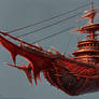 Warcraft Huge Blood-elf battleship