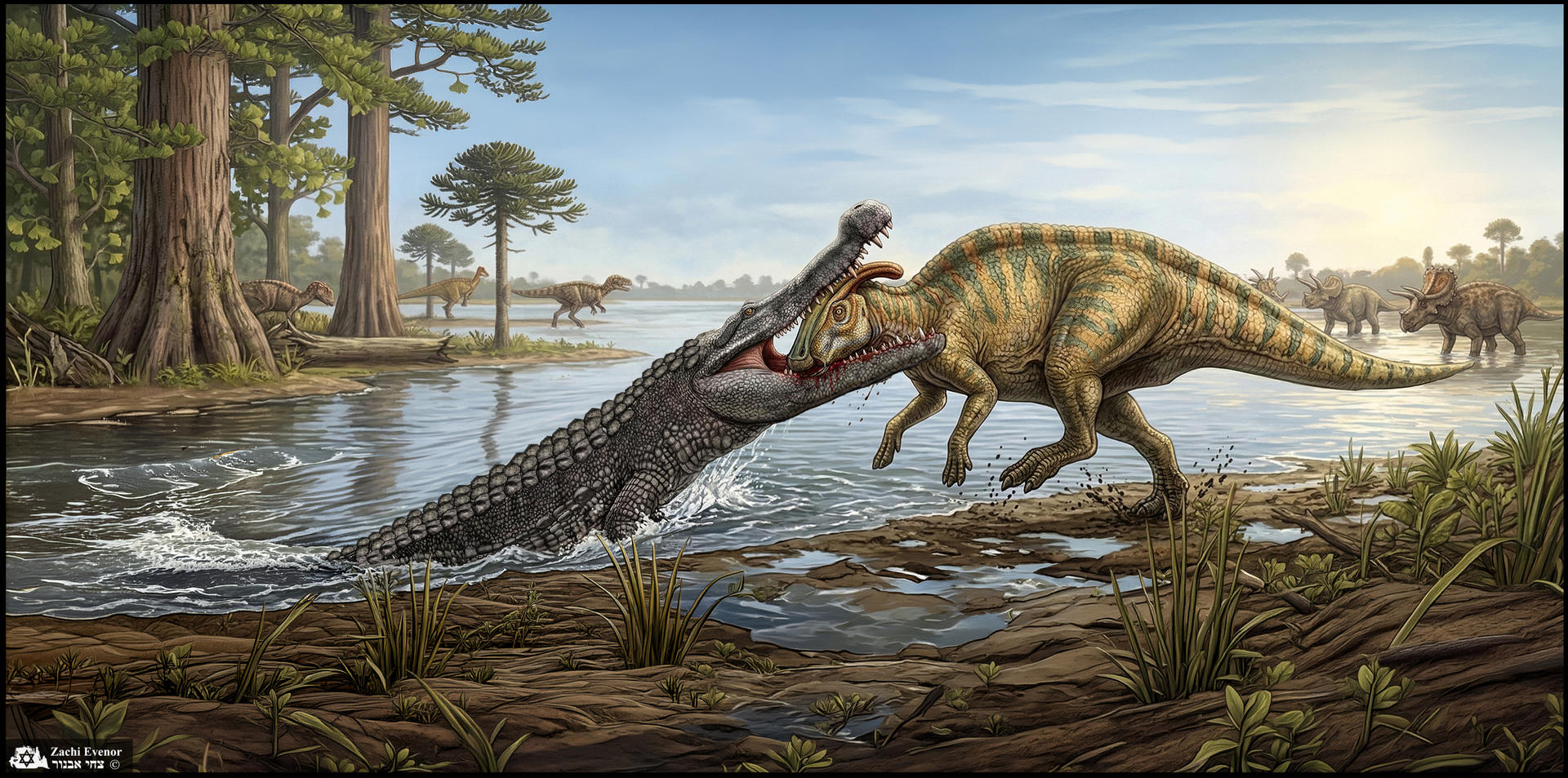 Deinosuchus in action - IZE-366