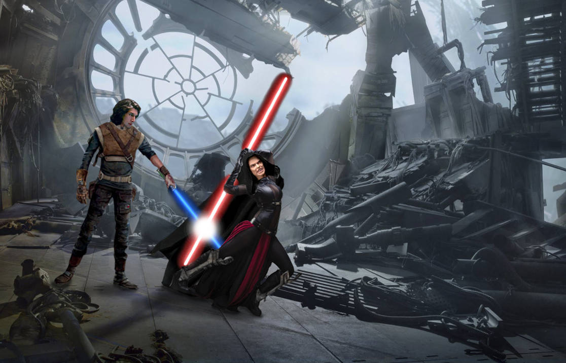 Sith Lord Rey vs Jedi Ben Solo by Elephant883 on DeviantArt