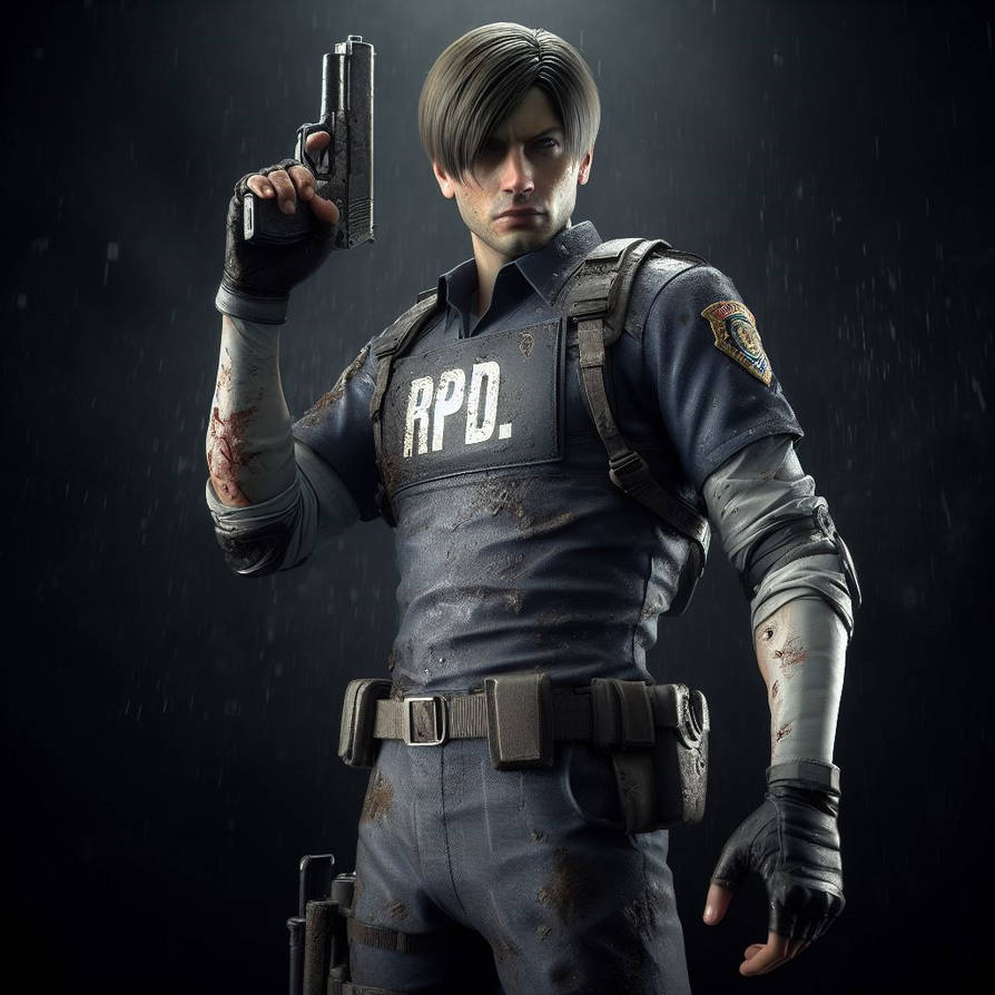 Leon Rpd Png Leon S Kennedy by Project-Emma on DeviantArt