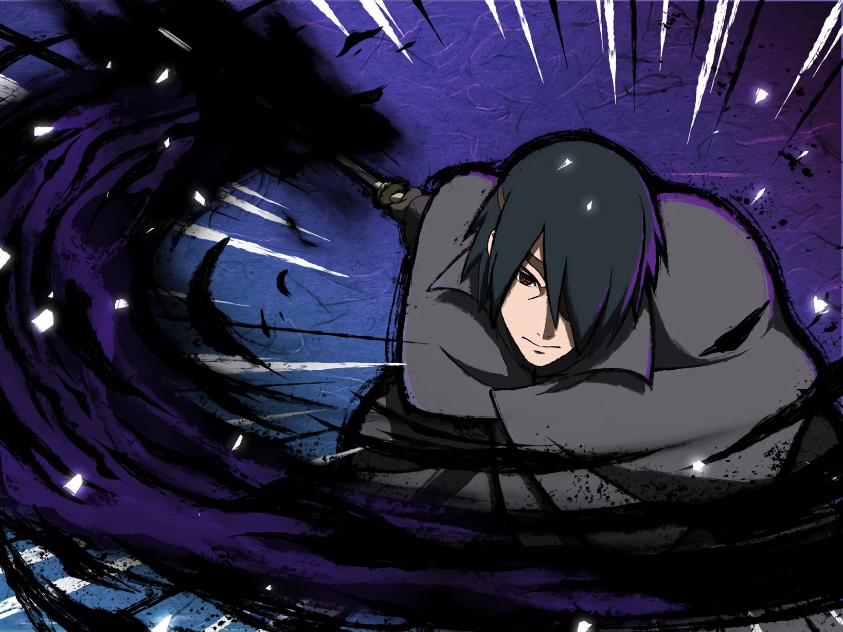 Sasuke Uchiha: Dark Amaterasu by superaf777 on DeviantArt