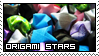 Origami stars by Cathines-Stamps