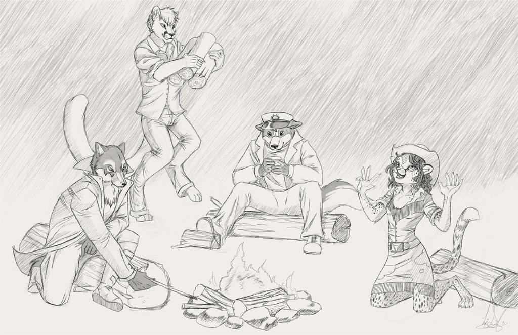 Campfire by lizspit