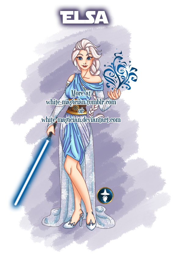 Jedi Disney Princess Elsa