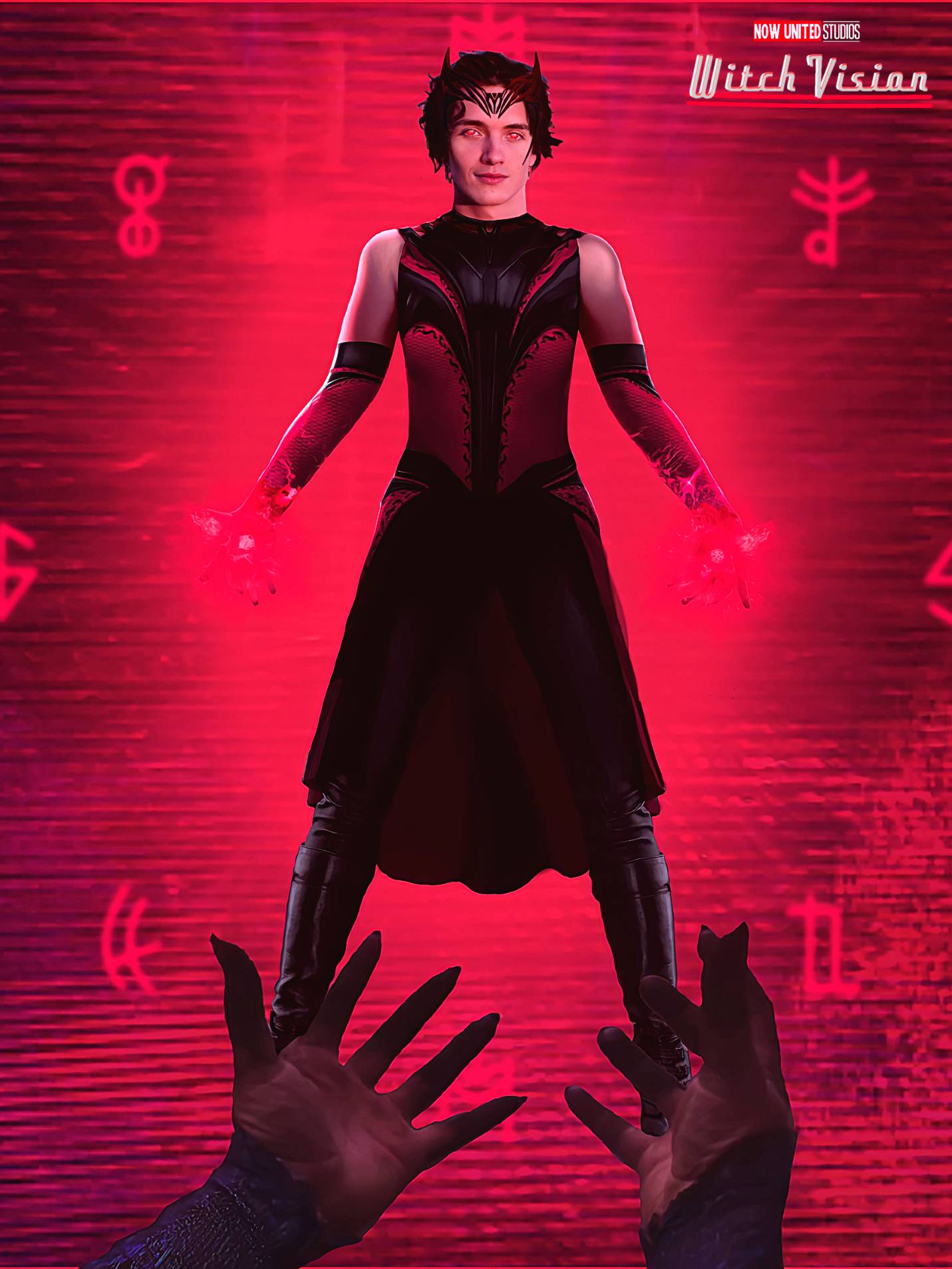 The Scarlet Witch png (MCU) HQ version by NowUnitedStudios on DeviantArt