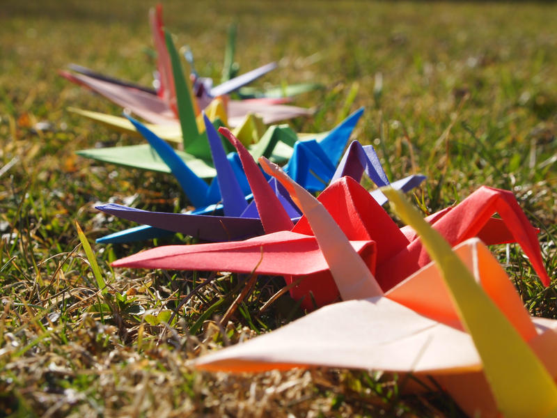 Paper cranes 2