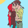 Ariel and Jim's kiss