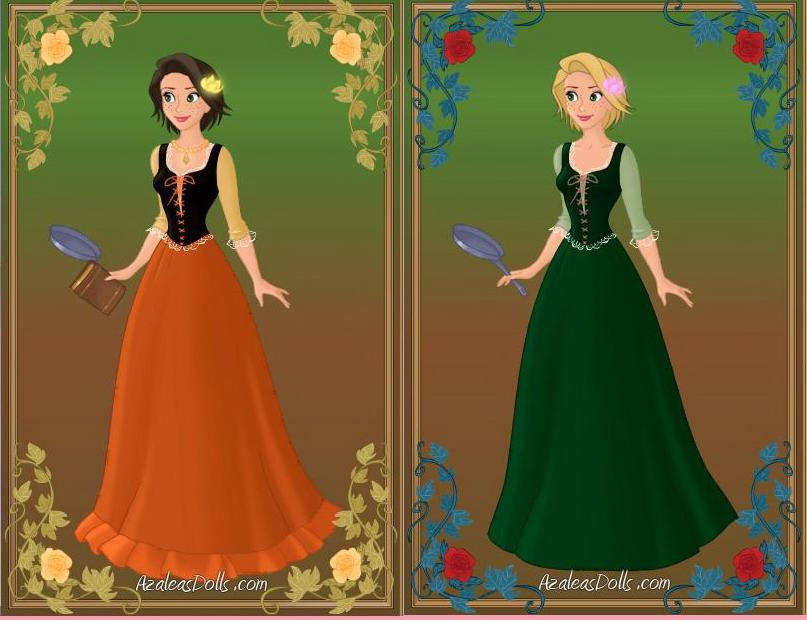 Rapunzel With Short Brunette And Blonde Hair By Arielxjim08 On
