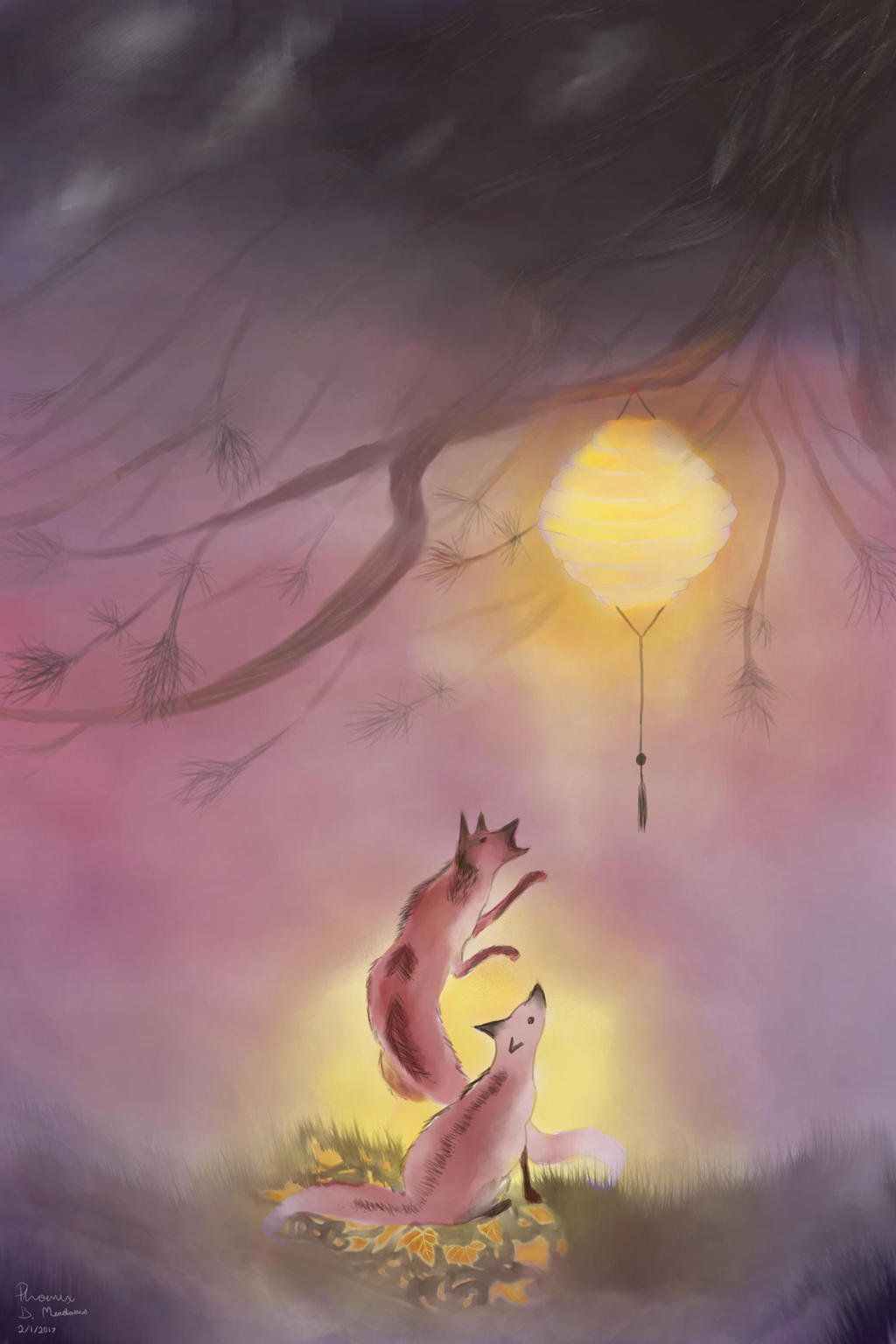 Fox And Lanterns