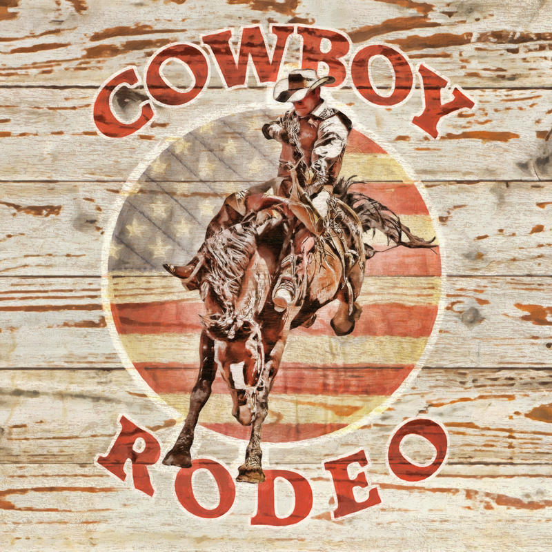 Cowboy Rodeo print I by artyzmo on DeviantArt
