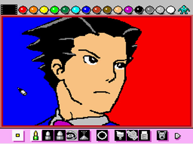 Mario Paint: Phoenix Wright