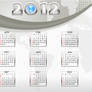2012 vector calendar