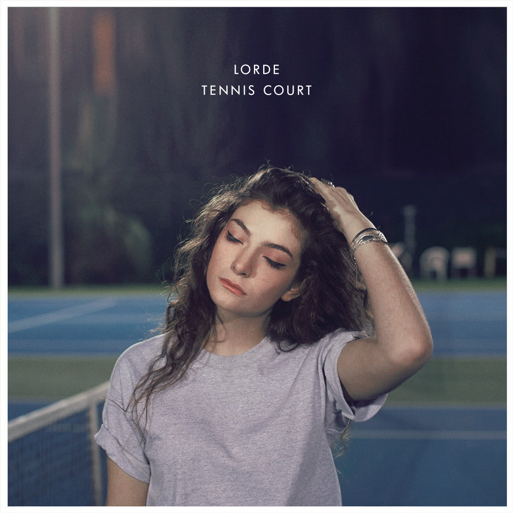lorde album cover tennis court