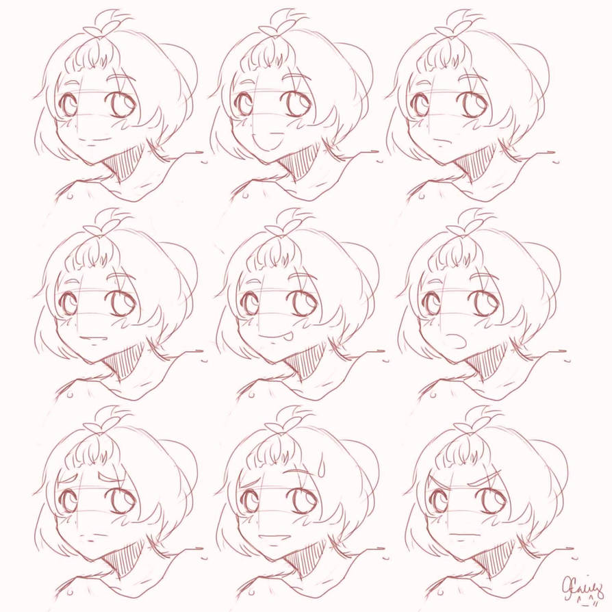 Random Facial Expressions by orangepiano on DeviantArt