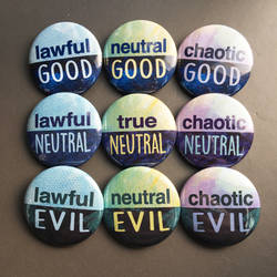 Character Alignment button pins