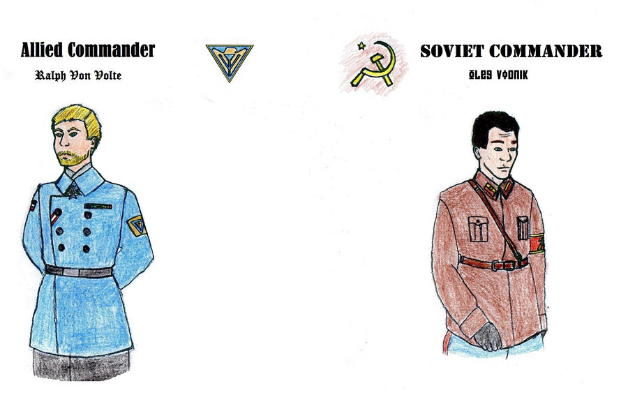 Red Alert Commanders by avenger09 on DeviantArt
