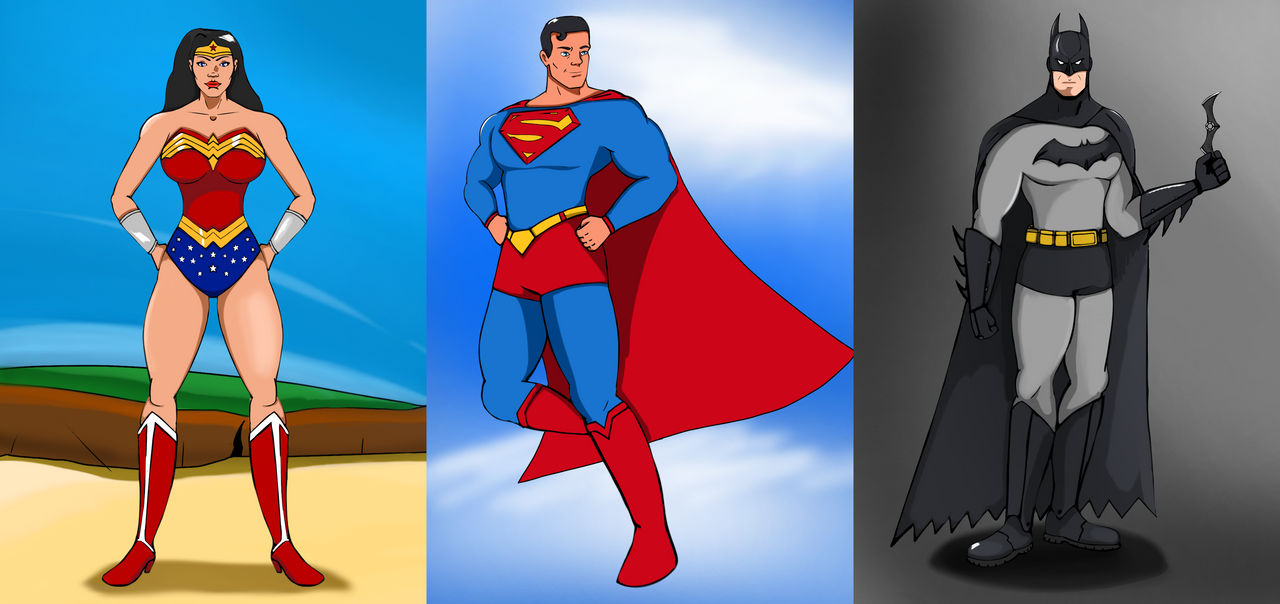 Dc Trinity Character The DC Trinity by avenger09 on DeviantArt