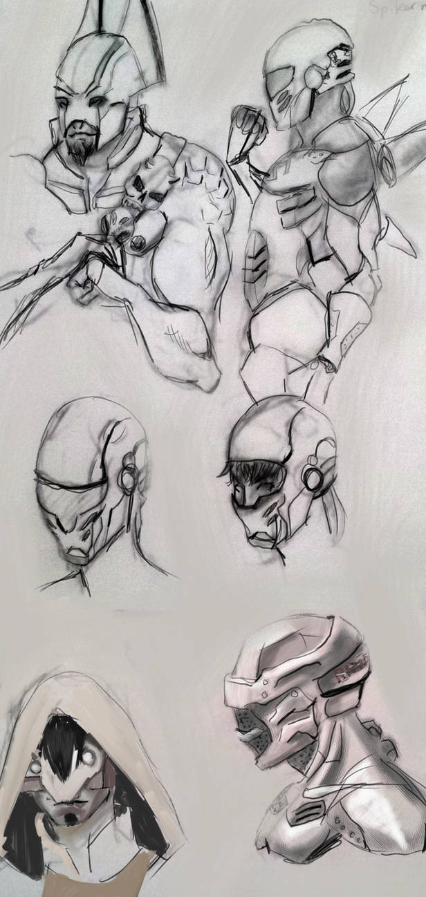Sketches 1 by zathraya