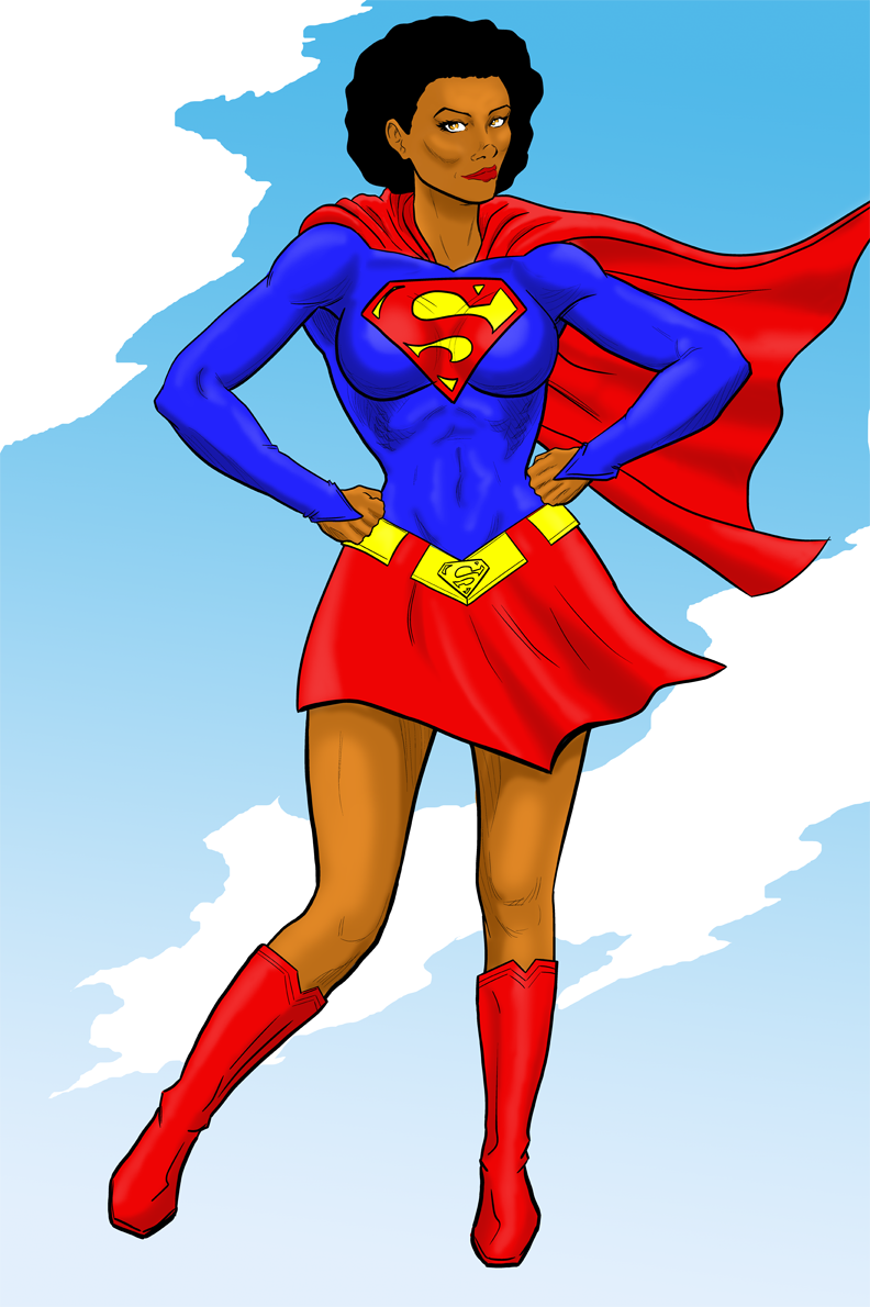 Supergirl African American By Mightyfooda On Deviantart Supergirl African American By Mightyfooda On Deviantart