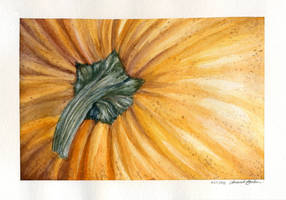 Watercolor - Pumpkin