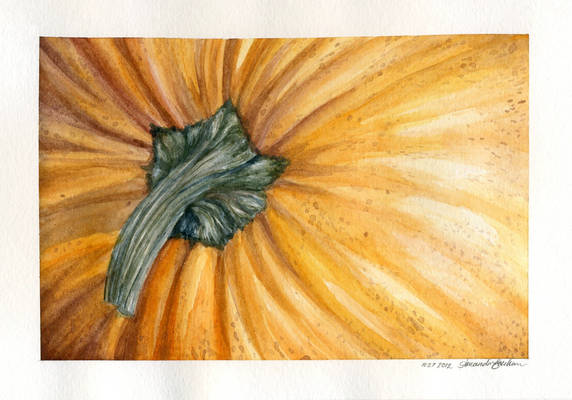 Watercolor - Pumpkin