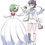 Dianthea and Mega Gardevoir