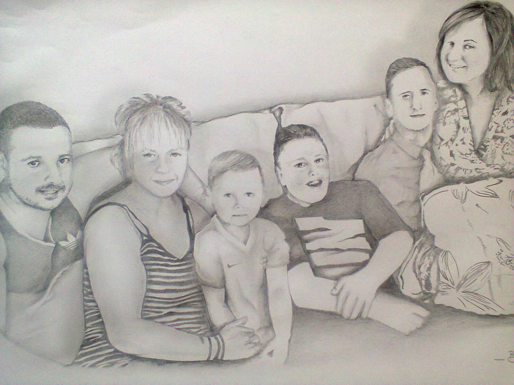 Family Deviantart Family Portrait Commission by briturn on DeviantArt