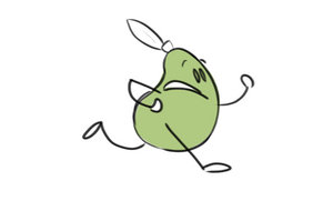 RUN PEAR RUN (gif)