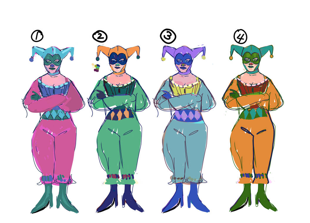 Jester Color Themes Jester color variants by BraveBurattino on DeviantArt