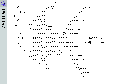 ASCII - Fish by kreelah on DeviantArt