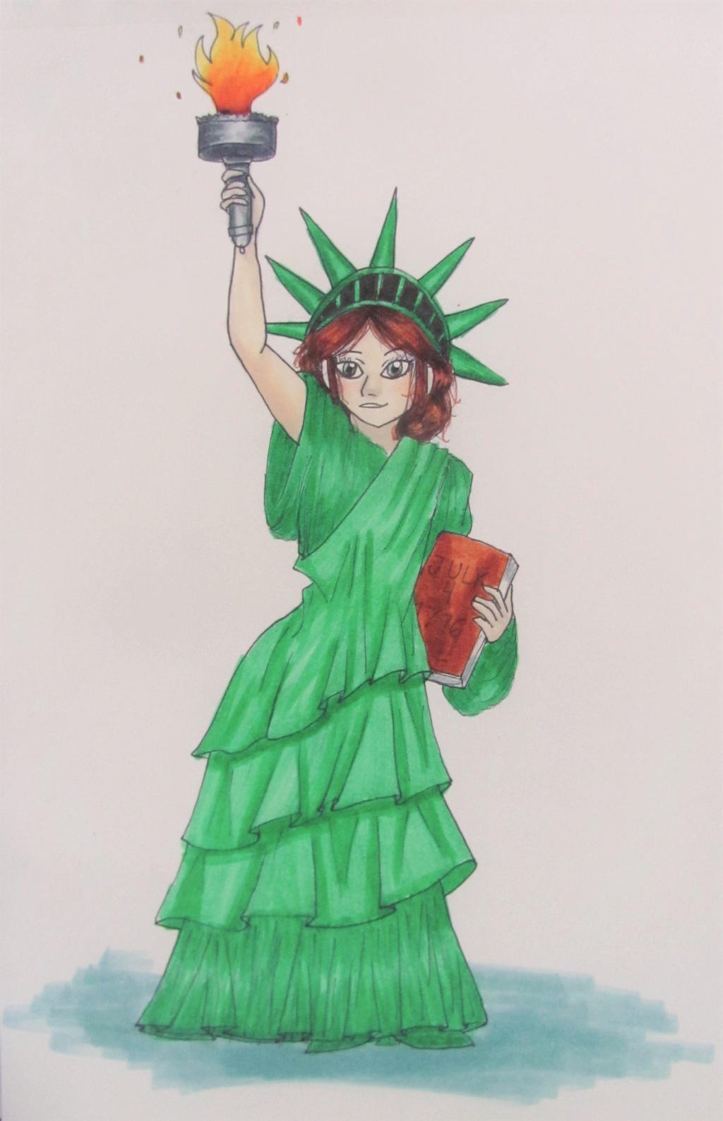 Liberty Deviantart Lady Liberty by Kittykazoo on DeviantArt