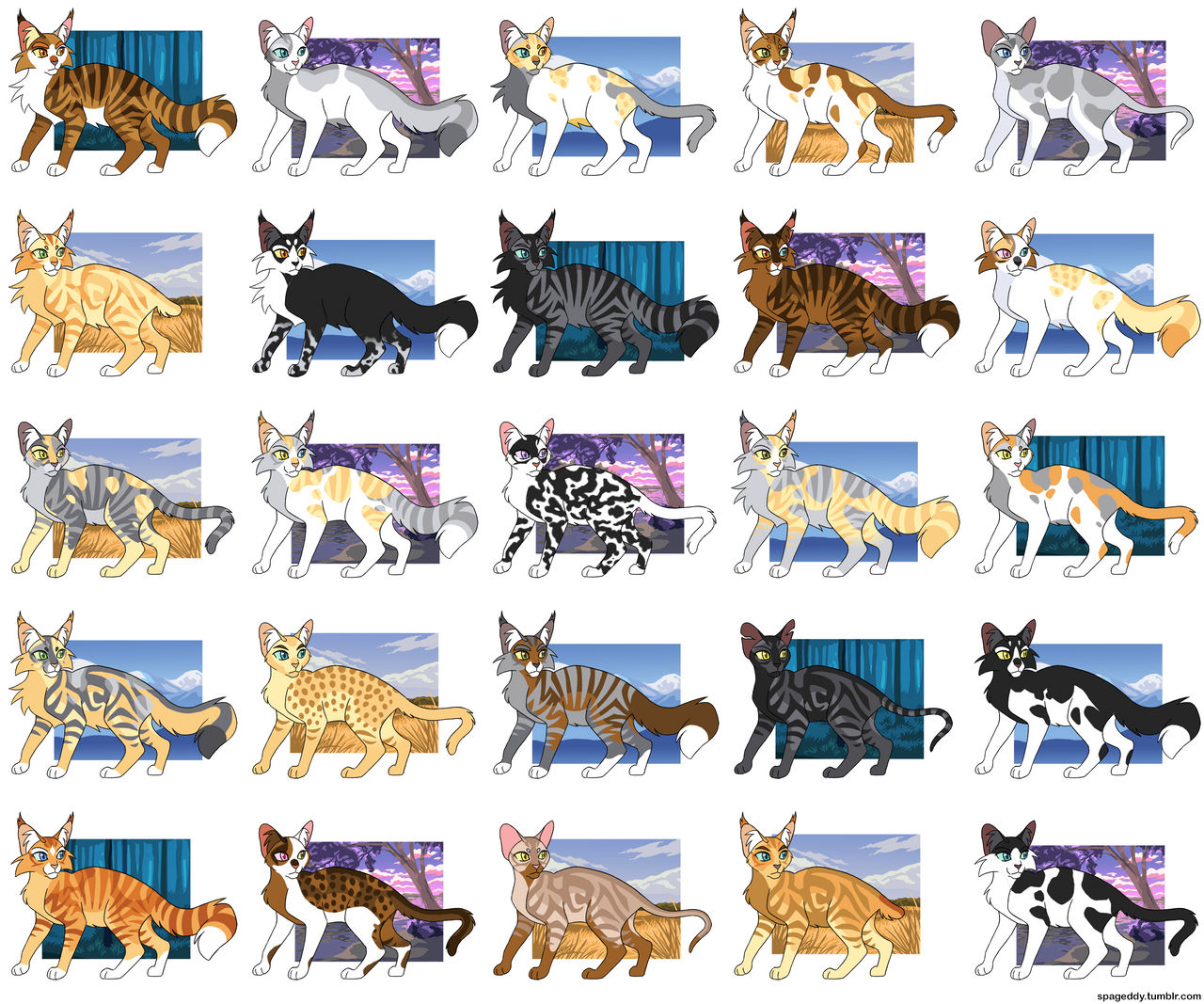 Free Feline / Warrior Cat Maker Adoptables - OPEN by MurcuryCat on ...