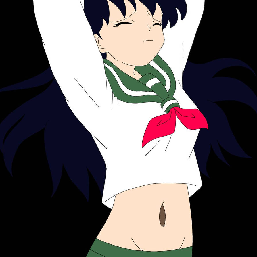 Kagome s Belly Stretch Midriff Belly Button By JokingBrianX On DeviantArt kagome-s-belly-stretch-midriff-belly-button-by-jokingbrianx-on-deviantart