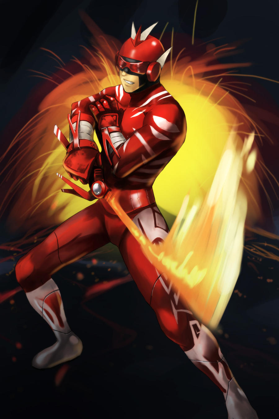 Commission: Red Hero by mazjojo on DeviantArt
