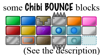 some Chibi BOUNCE blocks