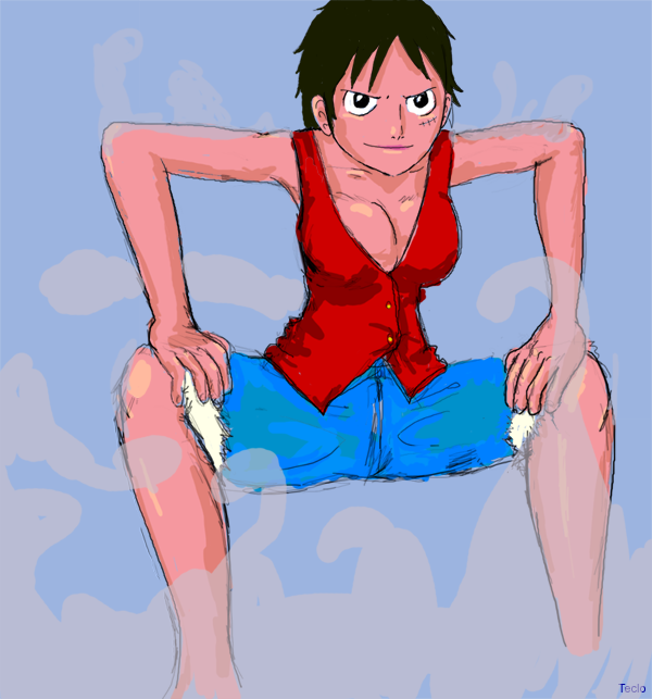 Luffy - Gear Second by OnePieceOfSHiTaKE on DeviantArt