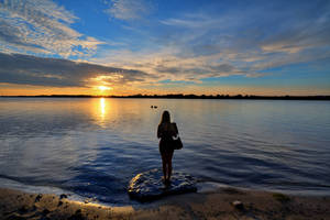 Sunset silhouette