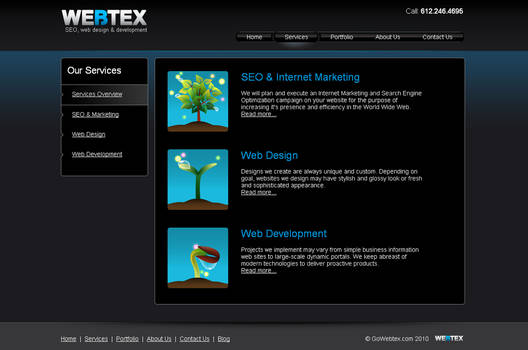 Webtex Servises Icons Design